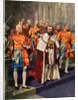 Coronation ceremony at Westminster Abbey by Anonymous