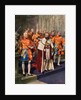 Coronation ceremony at Westminster Abbey by Anonymous