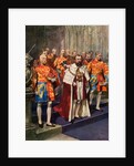 Coronation ceremony at Westminster Abbey by Anonymous