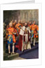 Coronation ceremony at Westminster Abbey by Anonymous