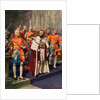 Coronation ceremony at Westminster Abbey by Anonymous