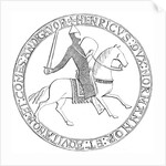 The seal of King Henry II of England by Anonymous