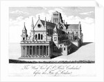 St. Paul's Cathedral as it appeared before the Fire of London by Anonymous
