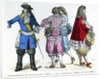 Gentlemen's costume and the Duke of Orleans, brother to King Louis XIV by Anonymous