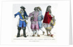Gentlemen's costume and the Duke of Orleans, brother to King Louis XIV by Anonymous