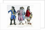 Gentlemen's costume and the Duke of Orleans, brother to King Louis XIV by Anonymous
