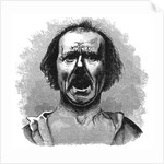 Horrified facial expression by Anonymous