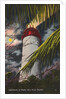 Lighthouse at night by Anonymous
