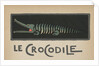 Crocodile with open mouth by Anonymous