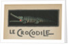 Crocodile with open mouth by Anonymous