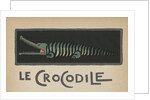 Crocodile with open mouth by Anonymous
