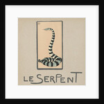 Striped snake by Anonymous
