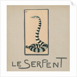 Striped snake by Anonymous