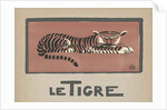 Resting tiger by Anonymous