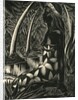 Tahitian woman in forest by Anonymous