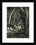 Tahitian woman in forest by Anonymous