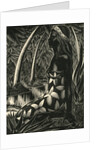 Tahitian woman in forest by Anonymous