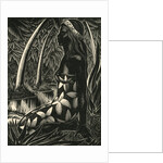 Tahitian woman in forest by Anonymous