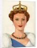 Queen wearing royal crown by Anonymous