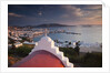 Chapel overlooking the harbor on Greek Island of Mykonos by Anonymous
