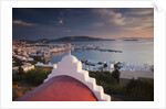 Chapel overlooking the harbor on Greek Island of Mykonos by Anonymous