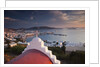Chapel overlooking the harbor on Greek Island of Mykonos by Anonymous