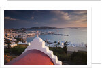 Chapel overlooking the harbor on Greek Island of Mykonos by Anonymous