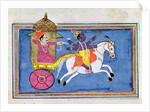 Arjuna and Krishna by Anonymous