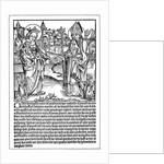 St. Dionysius praying to the Virgin and Child by Anonymous