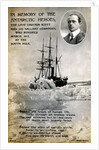 Postcard commemorating Captain Scott's expedition to South Pole by Anonymous