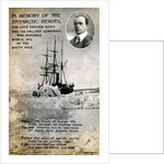 Postcard commemorating Captain Scott's expedition to South Pole by Anonymous