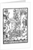 St Christopher carrying Christ across stream by Anonymous