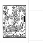 St Christopher carrying Christ across stream by Anonymous