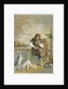 Robinson Crusoe with his animals by Anonymous