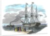 British emigrant ship leaving for Australia by Anonymous