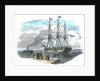 British emigrant ship leaving for Australia by Anonymous