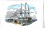 British emigrant ship leaving for Australia by Anonymous