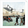 Alberto Santos-Dumont flying canard biplane by Anonymous