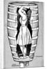 Anne Edson Taylor in her barrel by Anonymous