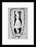 Anne Edson Taylor in her barrel by Anonymous