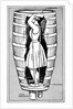 Anne Edson Taylor in her barrel by Anonymous
