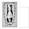 Anne Edson Taylor in her barrel by Anonymous