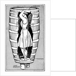 Anne Edson Taylor in her barrel by Anonymous