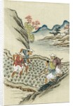 Workers cultivating rice by Anonymous