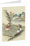 Workers cultivating rice by Anonymous