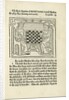 Woodcut print of a King and prelate playing chess by Anonymous