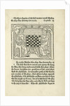 Woodcut print of a King and prelate playing chess by Anonymous