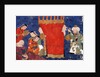 Miniature of "The Birth of Alexander the Great" by Anonymous