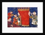 Miniature of "The Birth of Alexander the Great" by Anonymous