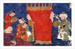 Miniature of "The Birth of Alexander the Great" by Anonymous